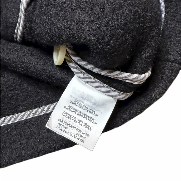 🖤‎ J.Crew ✨ Black Wool Blend Double-Breasted Short Jacket Women’s XS 🧥 - Picture 5 of 6